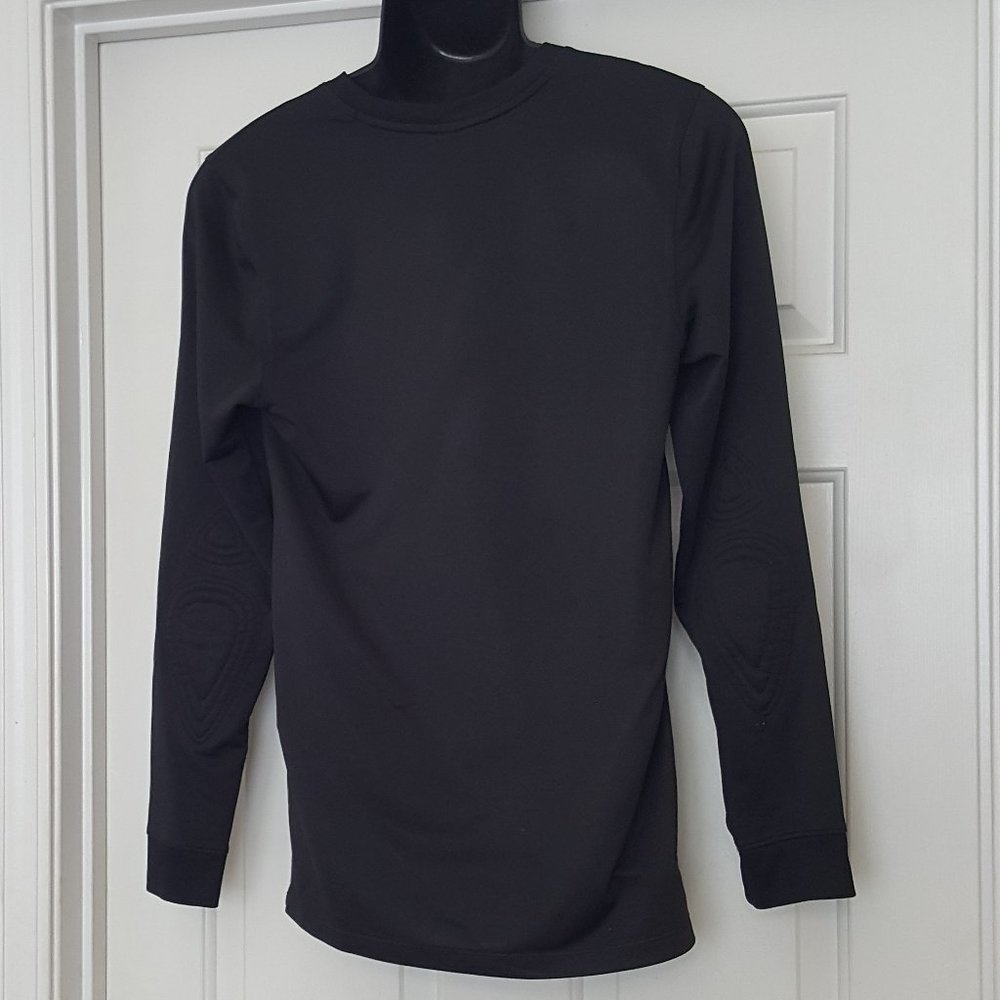 Men's Nike Dri-Fit Goalie Soccer Jersey Black Gray Park IV Long Sleeve S - Picture 2 of 12